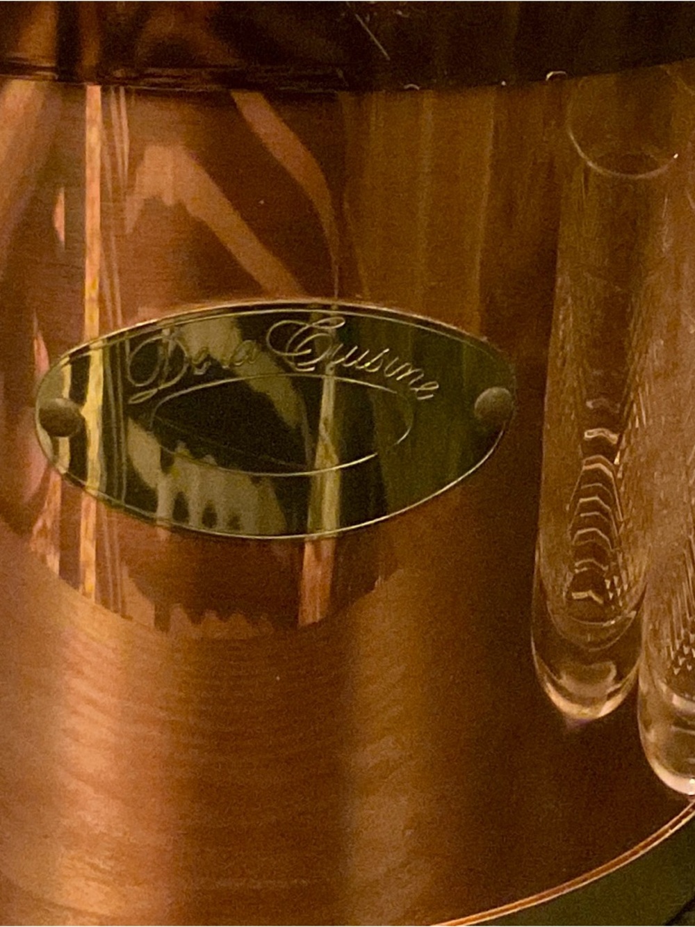 VTG 70s Copper & Brass Insulated Champagne ICE BUCKET De La Cuisine USA ATAPCO - Picture 4 of 15